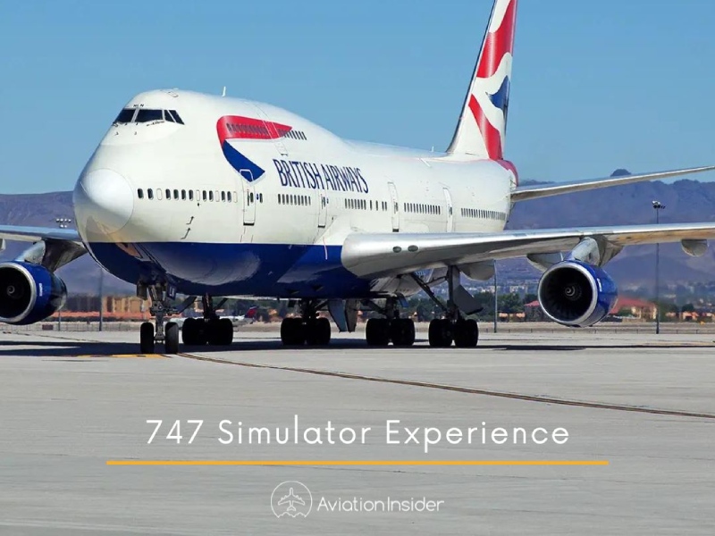 1 hour 747 Fixed Base Simulator experience - Manchester