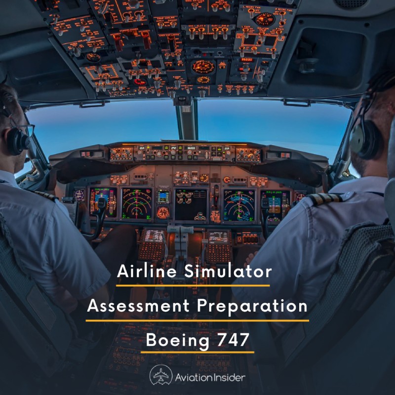 1 hour - 747 - Fixed Base - Airline Simulator Prep