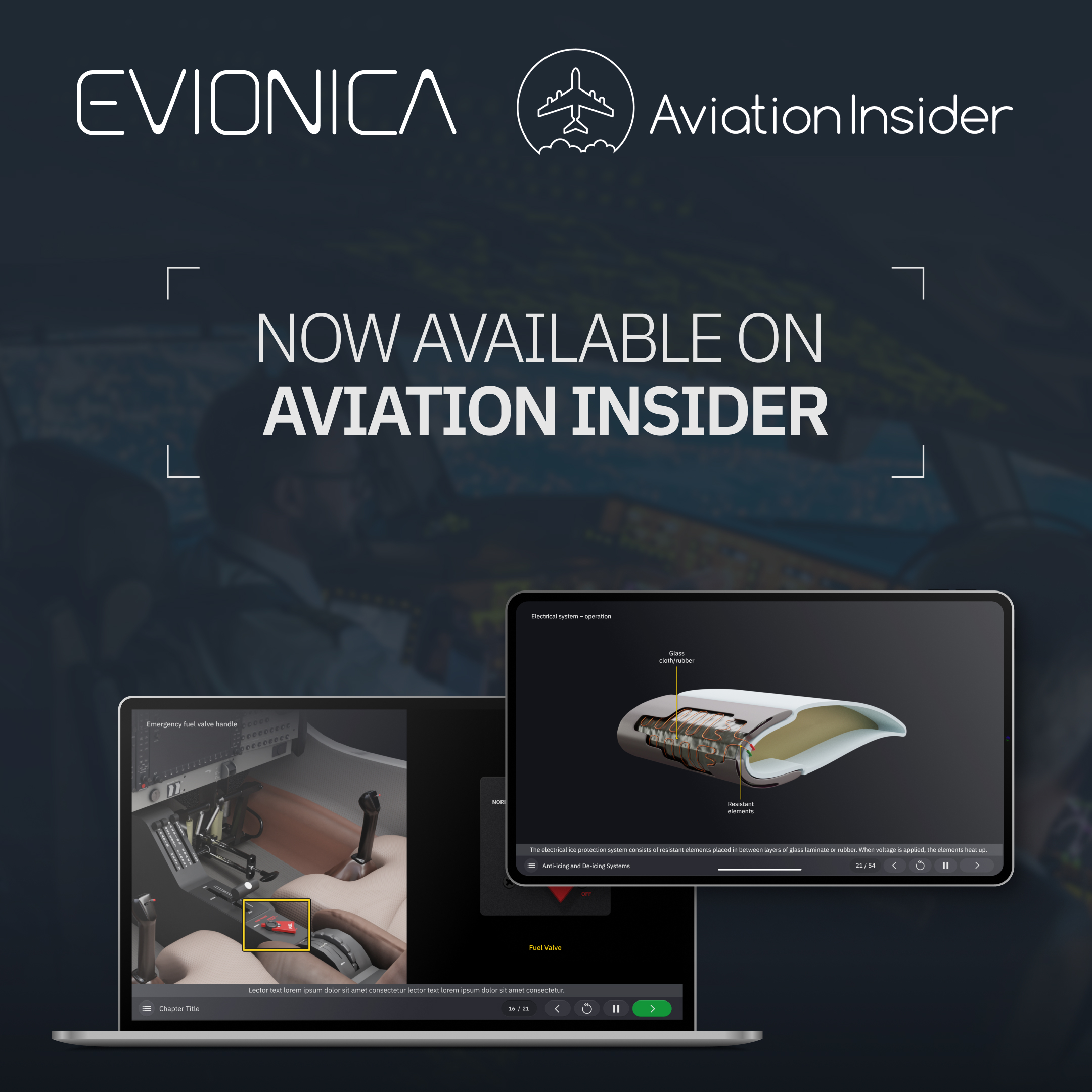 At the Cutting Edge of Aviation Training: Evionica and Aviation Insider Start Cooperation Image
