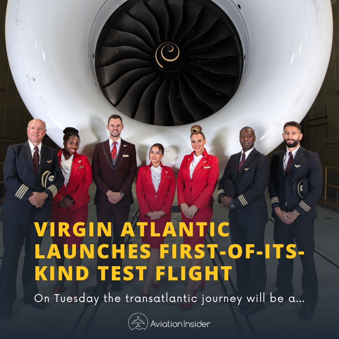 Virgin Atlantic launches first-of-its-kind test flight on Tuesday Image